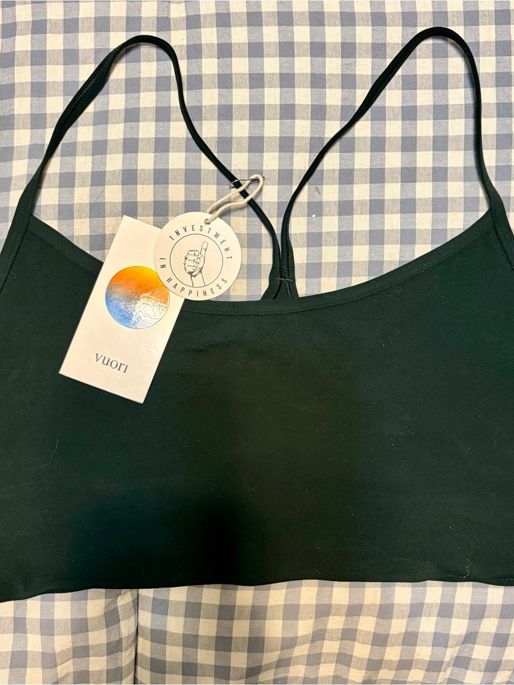 Vuori Green Racerback Bralette